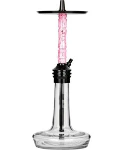 Moze Shisha Varity Lounge Black - Clear - Wavy Pink