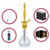 Shisha Komplettset Mit Aladin Shisha Alux - Admiral - Gold -Raucherzubehör Geschäft hookah complete set with aladin shisha alux admiral gold.jpg.pagespeed.ce .ffJV OTOdy