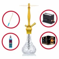 Shisha Komplettset Mit Aladin Shisha Alux - Admiral - Gold -Raucherzubehör Geschäft hookah complete set with aladin shisha alux admiral gold7E4.jpg.pagespeed.ce .Rokovkhbmx