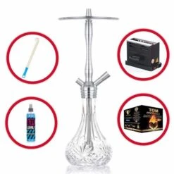 Shisha Komplettset Mit Aladin Shisha MVP 470 - Flower Clear -Raucherzubehör Geschäft shisha komplettset mit aladin shisha mvp 470 flower clear7E6.jpg.pagespeed.ce .Rokovkhbmx