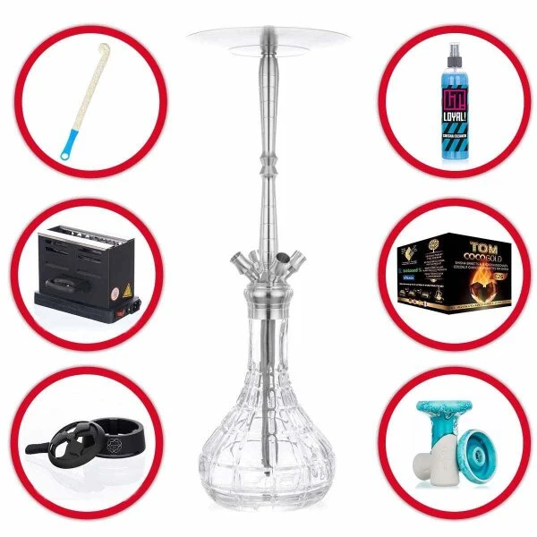 Shisha Komplettset Pro Mit Aladin MVP 670 - Cube 11 Shisha Komplettset Pro Mit Aladin MVP 670 - Cube – Bild 9