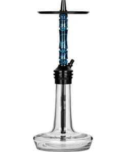 Moze Shisha Varity Lounge Black - Clear - Wavy Blue
