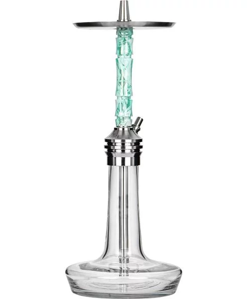 Moze Shisha Varity Lounge Silver - Clear - Wavy Mint 3 Moze Shisha Varity Lounge Silver - Clear - Wavy Mint