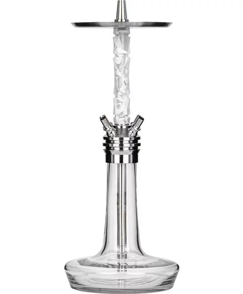 Moze Shisha Varity Squad Steel - Clear - Wavy Frosted 3 Moze Shisha Varity Squad Steel - Clear - Wavy Frosted