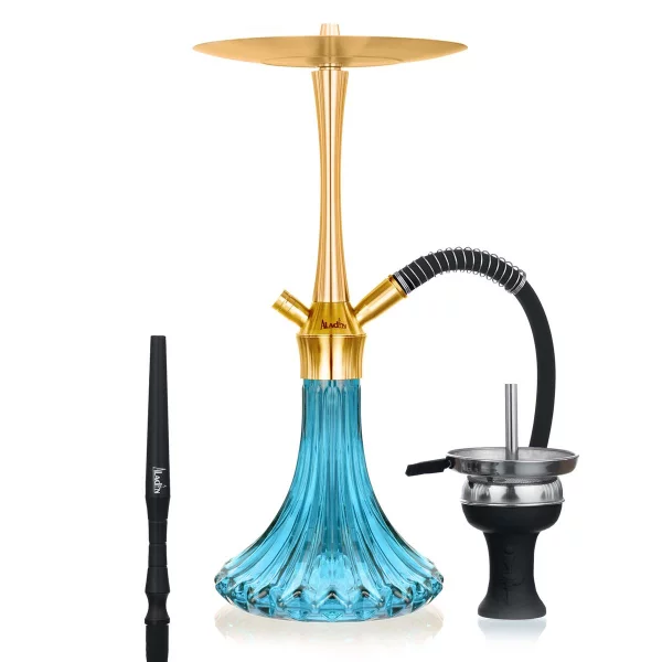 Aladin Shisha MVP A46 Gold - Sky Blue 4 Aladin Shisha MVP A46 Gold - Sky Blue – Bild 2