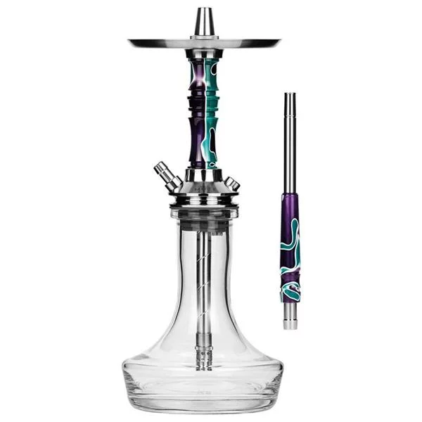 Moze Breeze Pro Shisha - Candy Line Purple/Green 3 Moze Breeze Pro Shisha - Candy Line Purple/Green