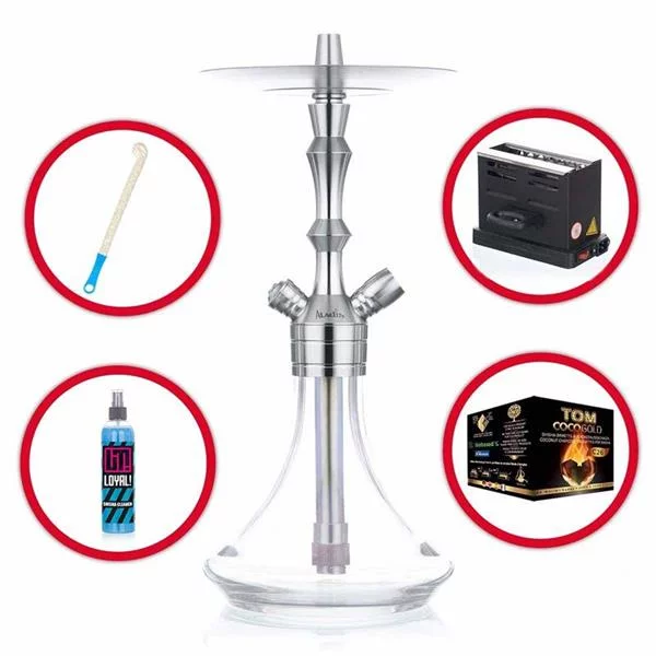 Shisha Komplettset Mit Aladin Shisha MVP 360 - Clear 4 Shisha Komplettset Mit Aladin Shisha MVP 360 - Clear – Bild 2