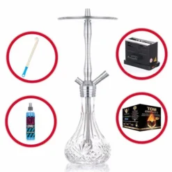 Shisha Komplettset Mit Aladin Shisha MVP 470 - Flower Clear -Raucherzubehör Geschäft xshisha komplettset mit aladin shisha mvp 470 flower clear7E2.jpg.pagespeed.ic .zp6mx877aX